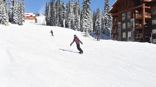 Skiing at Big White
